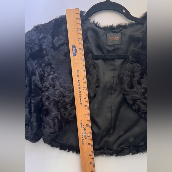 Cassin New York Black Bolero/Evening Cocktail Jacket Shrug, Size M - Picture 4 of 16